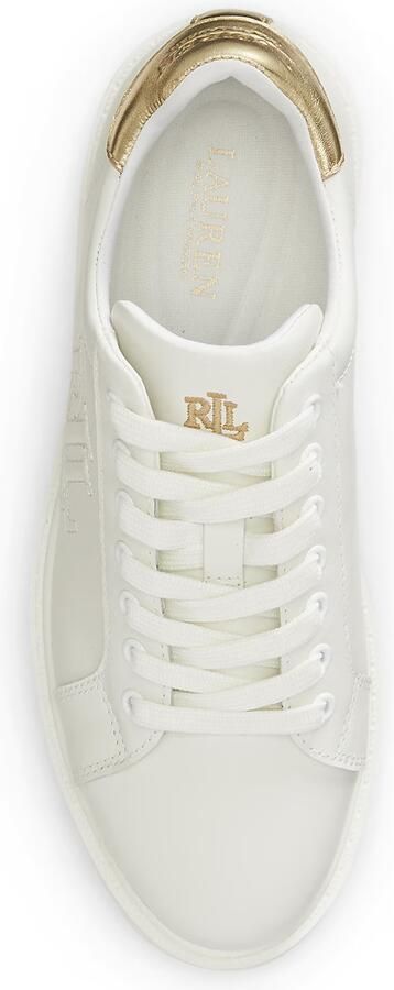 Lauren Ralph Lauren Sneakers laag 'AINSLEY' goud wit - Foto 4