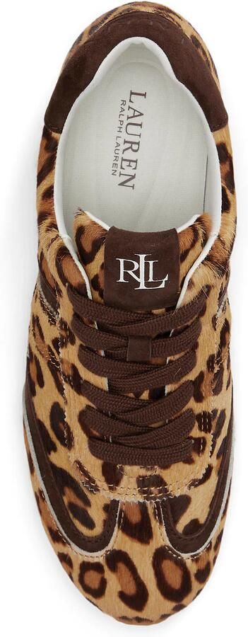 Lauren Ralph Lauren Sneakers laag 'DANI' cappuccino lichtbruin donkerbruin zwart - Foto 5