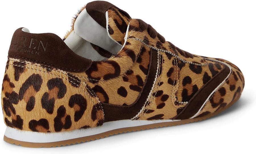 Lauren Ralph Lauren Sneakers laag 'DANI' cappuccino lichtbruin donkerbruin zwart - Foto 4