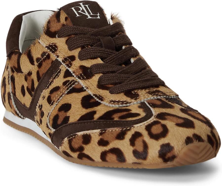 Lauren Ralph Lauren Sneakers laag 'DANI' cappuccino lichtbruin donkerbruin zwart - Foto 3