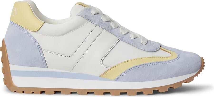 Lauren Ralph Lauren Sneakers laag 'DANI' duifblauw geel wit - Foto 3