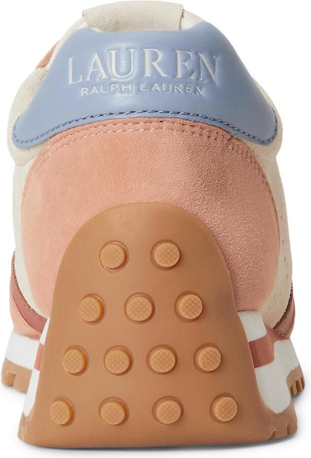 Lauren Ralph Lauren Sneakers laag 'DANI' sand lichtblauw abrikoos kersrood - Foto 2
