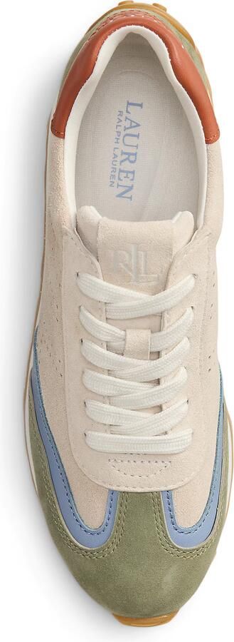 Lauren Ralph Lauren Sneakers laag 'DANI' sand lichtblauw kiwi - Foto 4
