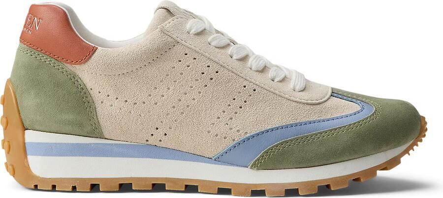 Lauren Ralph Lauren Sneakers laag 'DANI' sand lichtblauw kiwi - Foto 3