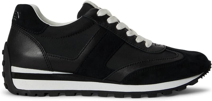 Lauren Ralph Lauren Sneakers van echt rundleer model 'DANI'