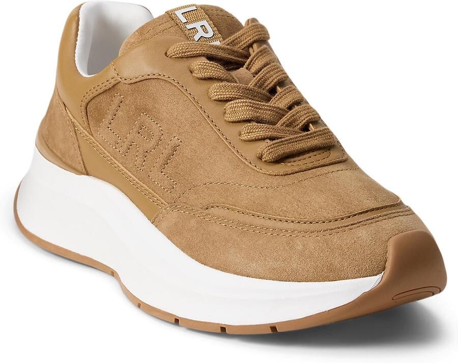 Lauren Ralph Lauren Sneakers laag 'FRANKY' camel