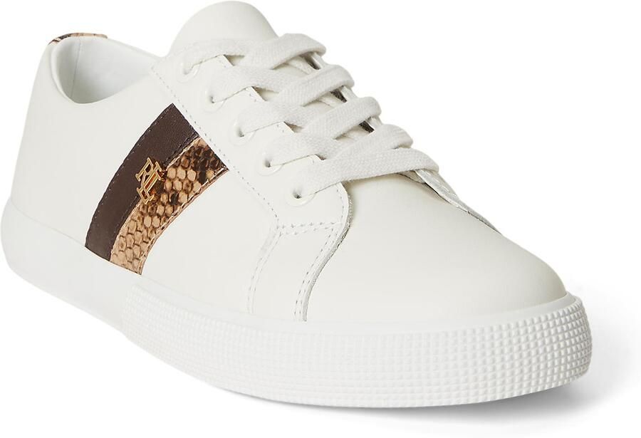 Lauren Ralph Lauren Sneakers laag 'JANSON II' bruin cappuccino wit - Foto 2