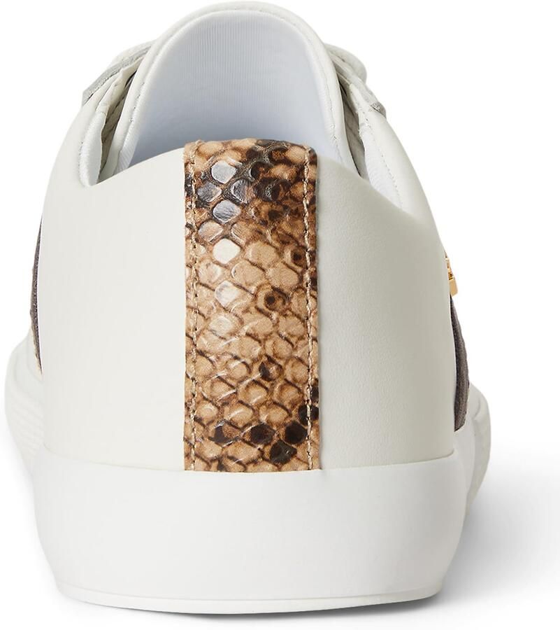 Lauren Ralph Lauren Sneakers laag 'JANSON II' bruin cappuccino wit - Foto 3