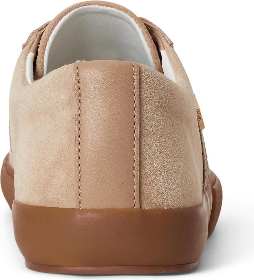 Lauren Ralph Lauren Sneakers van echt suède met logodetail - Foto 2