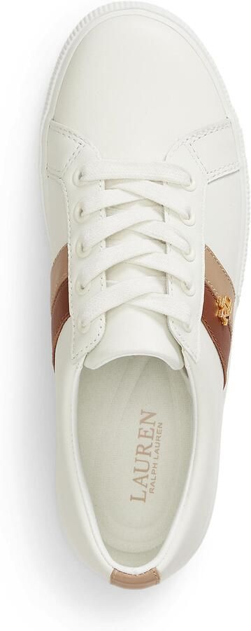 Lauren Ralph Lauren Sneakers laag 'JANSON II' cognac cappuccino wit - Foto 3