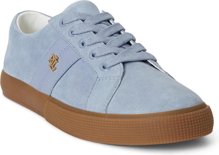 Lauren Ralph Lauren Sneakers van echt suède met logodetail