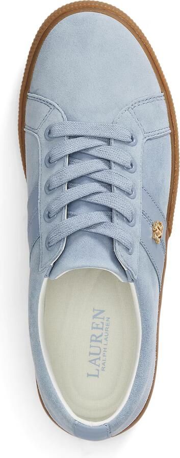Lauren Ralph Lauren Sneakers van echt suède met logodetail - Foto 4
