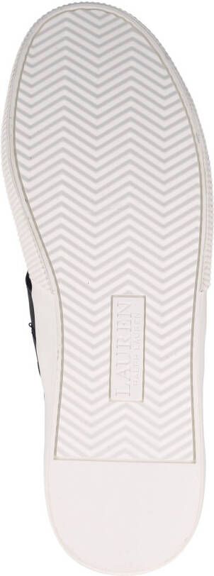 Polo Ralph Lauren Janson II Leren Sneakers met Sportieve Strepen Blue Dames - Foto 12