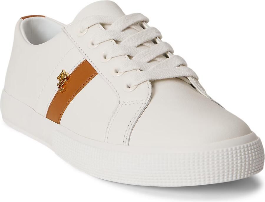 Lauren Ralph Lauren Sneakers laag 'JANSON II' karamel wit