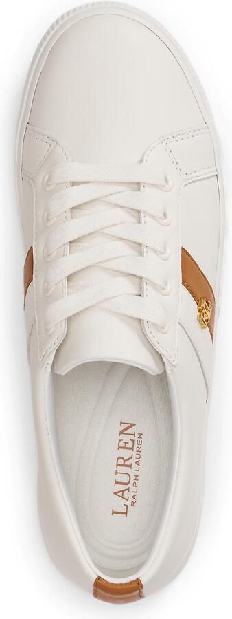 Lauren Ralph Lauren Sneakers laag 'JANSON II' karamel wit - Foto 4