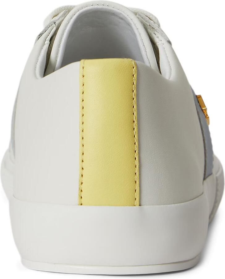 Lauren Ralph Lauren Sneakers laag 'JANSON II' lichtblauw geel wit - Foto 2