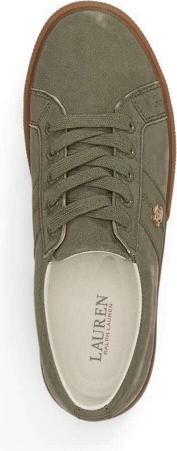 Lauren Ralph Lauren Sneakers van echt suède met logodetail - Foto 3