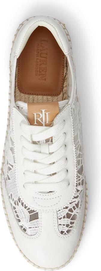 Lauren Ralph Lauren low top sneakers met geborduurd motief model 'LUIZE' - Foto 5