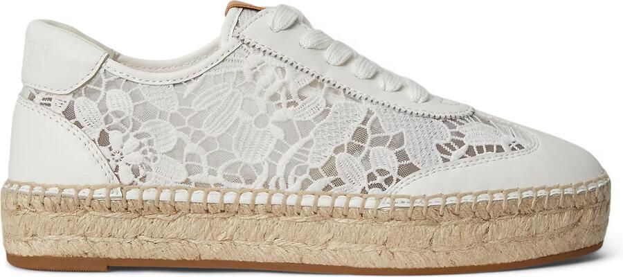 Lauren Ralph Lauren low top sneakers met geborduurd motief model 'LUIZE' - Foto 4