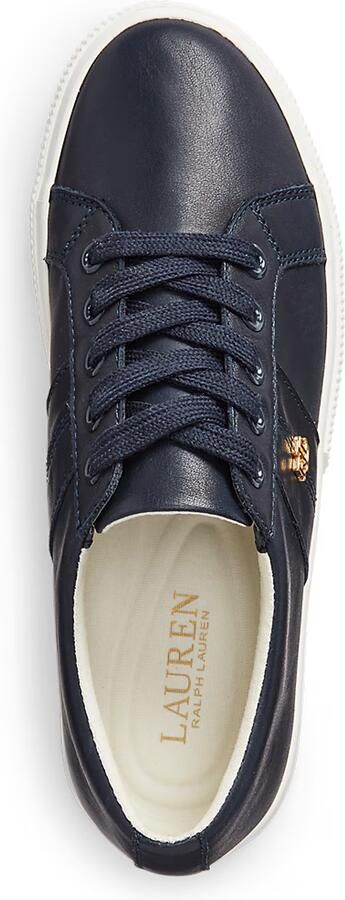 Polo Ralph Lauren Janson II Leren Sneakers met Sportieve Strepen Blue Dames - Foto 9