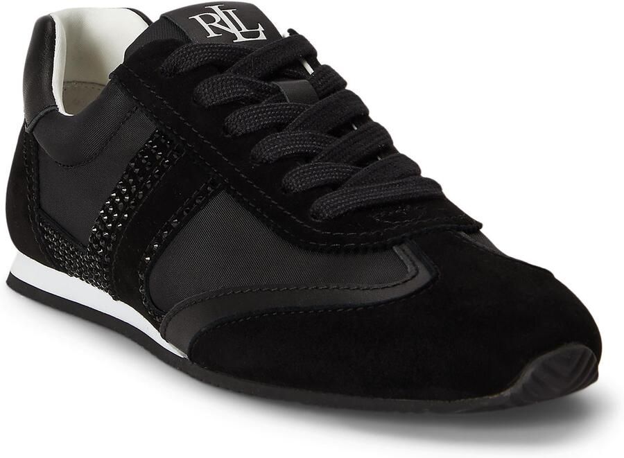 Lauren Ralph Lauren Sneakers laag zwart wit