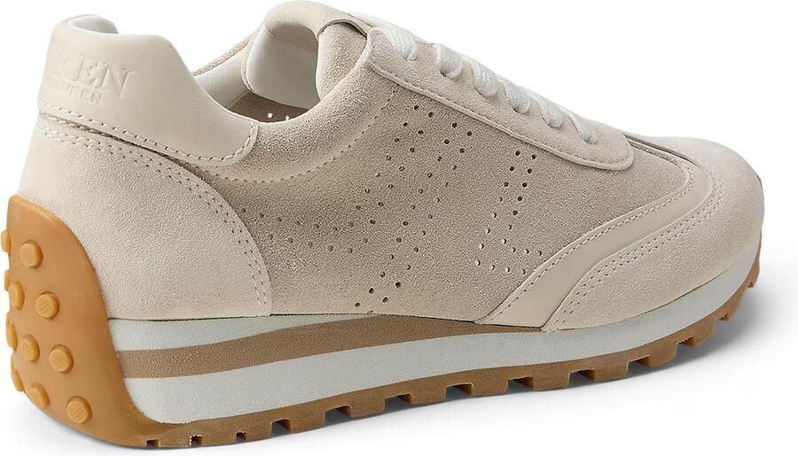 Lauren Ralph Lauren Sneakers van echt leer met reliëflogo - Foto 2