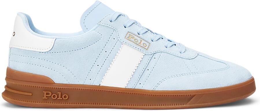POLO RALPH LAUREN Ralph Lauren Lage Sneakers Dames Htr Aera-sneakers-low Top Lace Suède Blauw