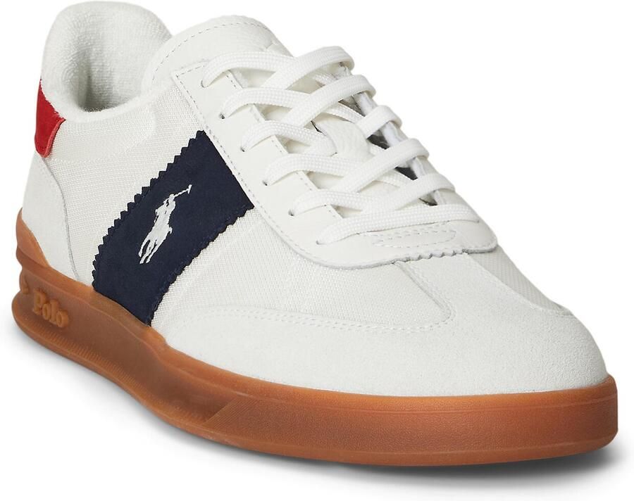 Polo Ralph Lauren Lage sneakers met runderleer model 'HERITAGE AERA'