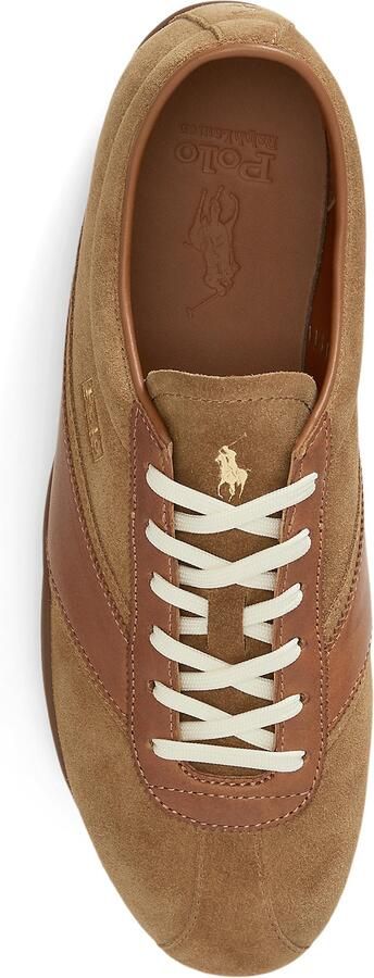 Polo Ralph Lauren Sneakers laag bruin cognac - Foto 3