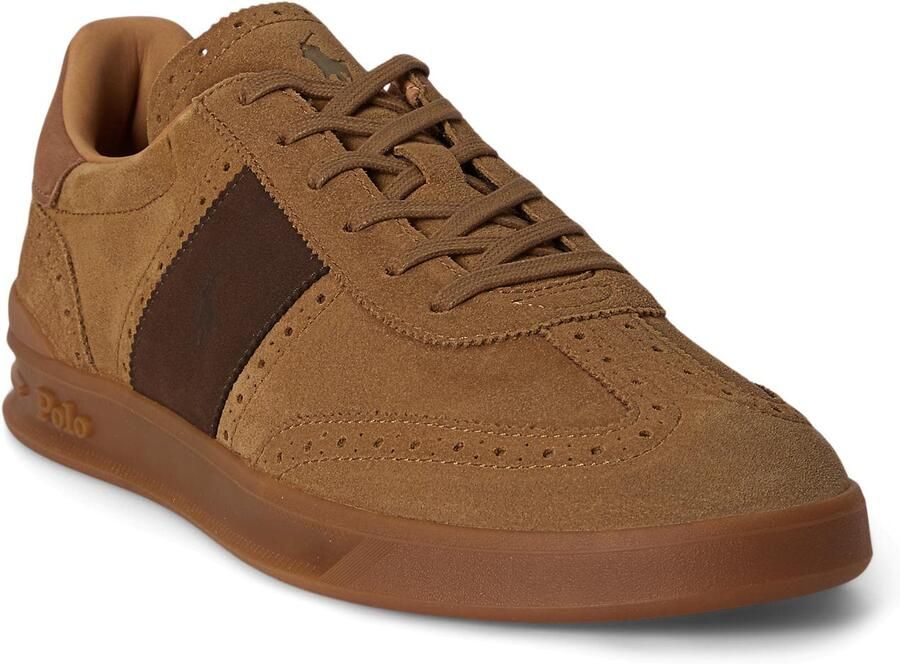 Polo Ralph Lauren Sneakers laag bruin donkerbruin - Foto 3