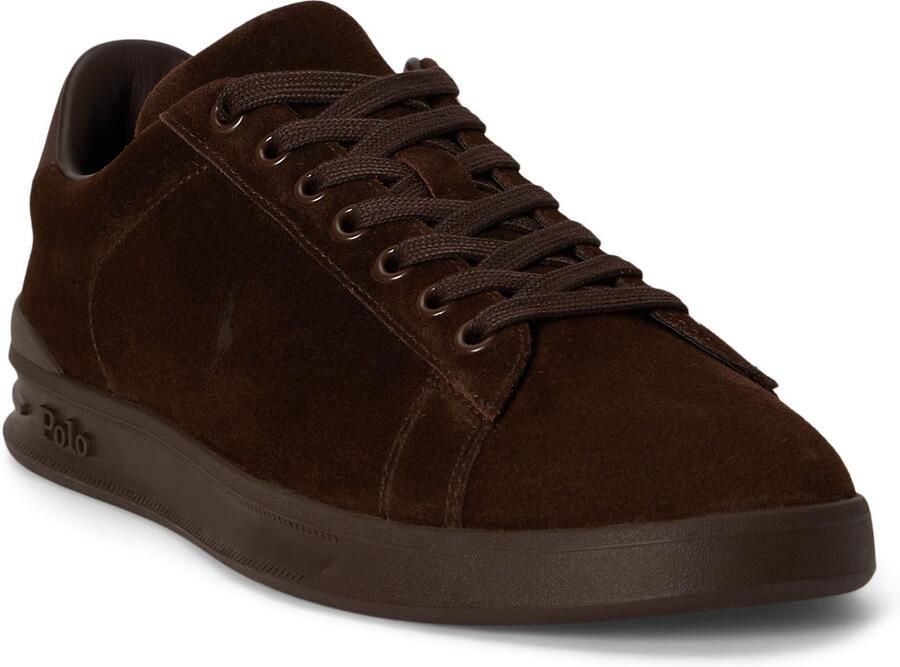 POLO RALPH LAUREN Ralph Lauren Lage Sneakers Heren Hrt Court Iii Low Top Lace Suède Bruin - Foto 6