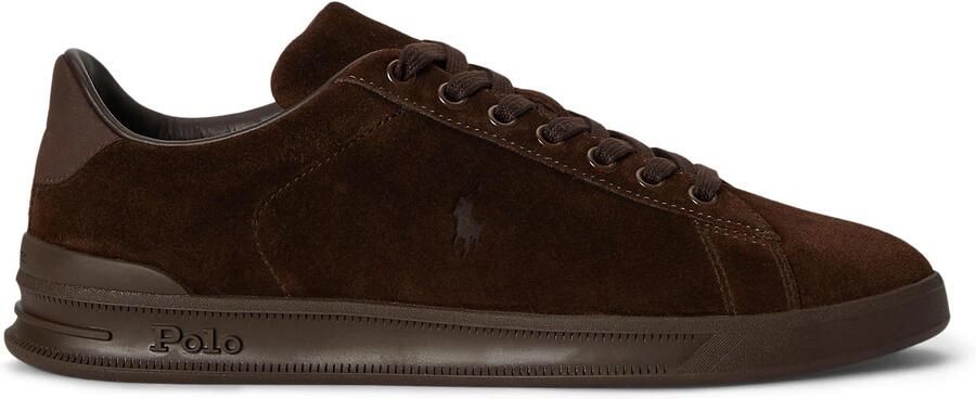 POLO RALPH LAUREN Ralph Lauren Lage Sneakers Heren Hrt Court Iii Low Top Lace Suède Bruin - Foto 5