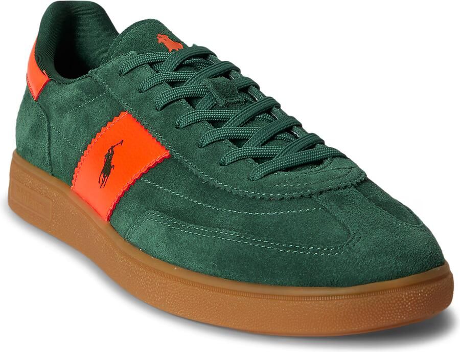 Polo Ralph Lauren Sneakers laag groen oranje - Foto 3