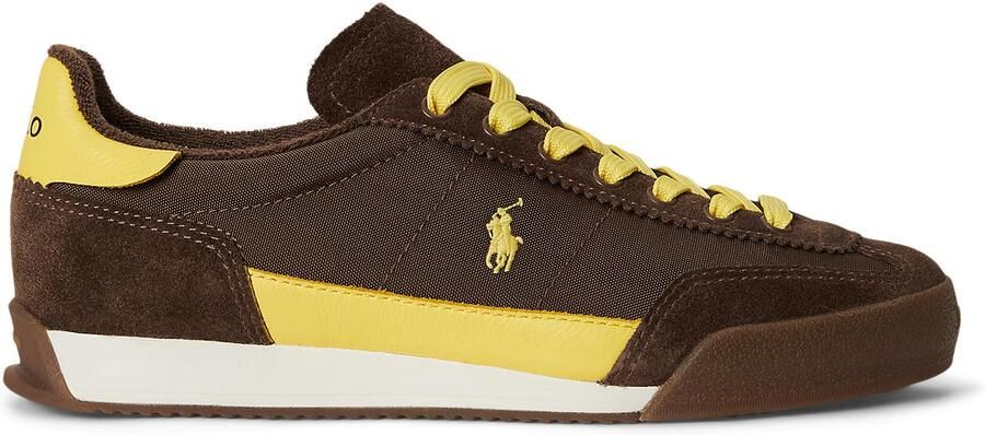 Polo Ralph Lauren Sneakers laag 'HESTER' chocoladebruin geel - Foto 5