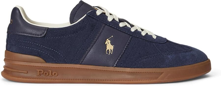 POLO RALPH LAUREN Ralph Lauren Lage Sneakers Dames Hrt Aera Pp Sneakers Low Top Lace D Suède Blauw