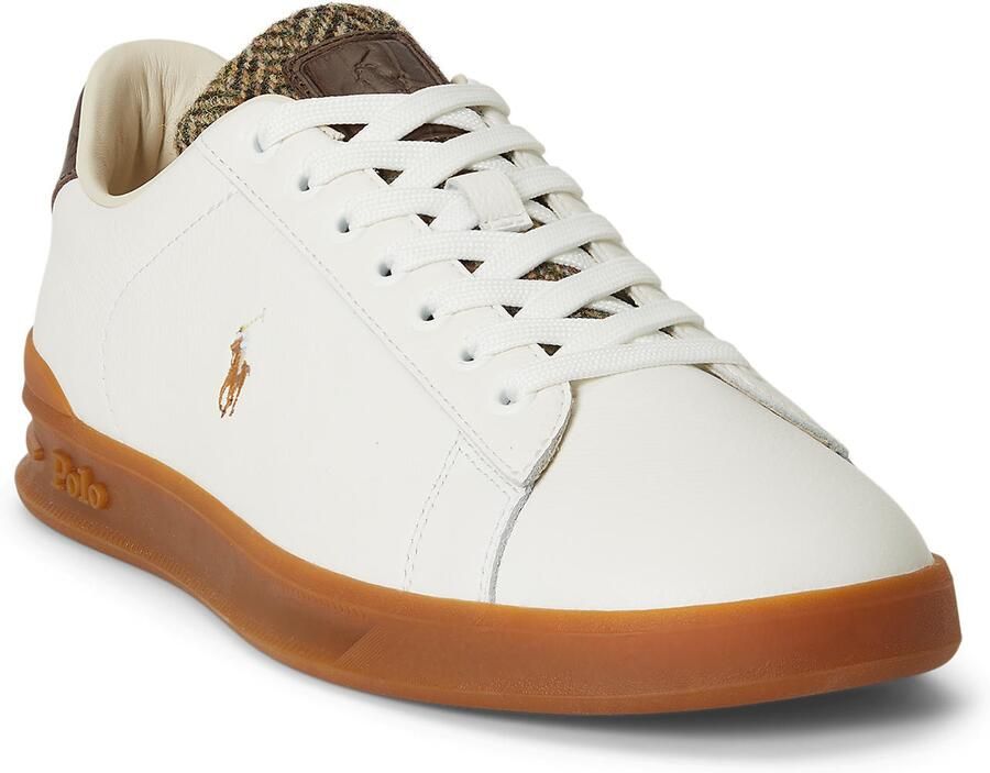 Polo Ralph Lauren Sneakers laag 'HRT CRT III' chocoladebruin wit - Foto 4