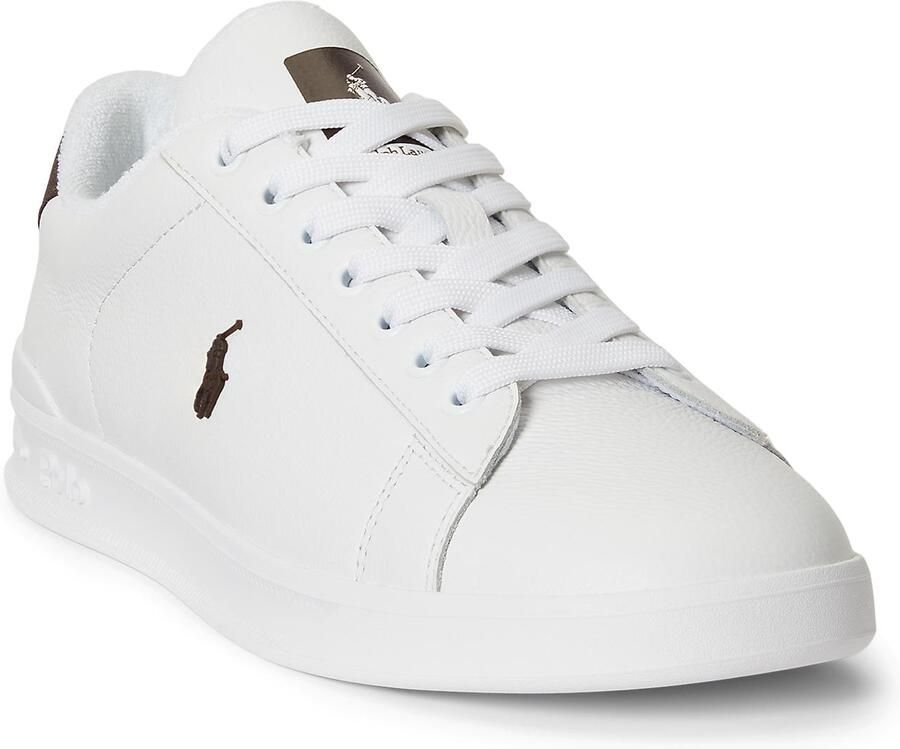 Polo Ralph Lauren Sneakers laag 'HRT CRT III' chocoladebruin wit - Foto 5