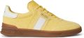 Polo Ralph Lauren Sneakers van echt rundleer model 'AERA' - Lichtgeel
