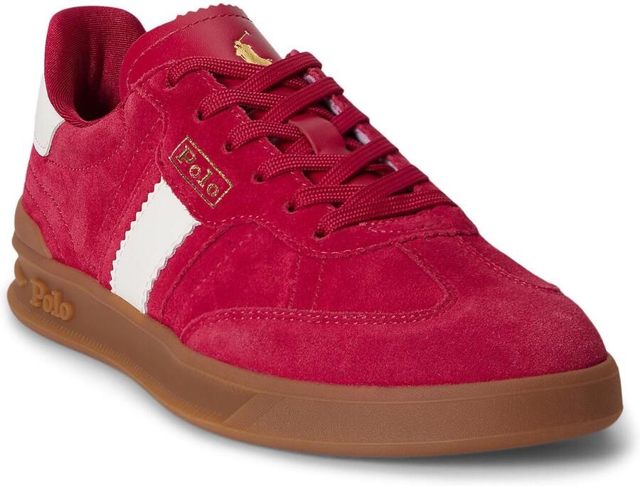 Polo Ralph Lauren Sneakers laag 'HTR AERA' robijnrood wit - Foto 2