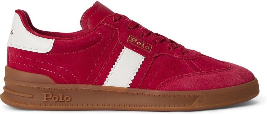 Polo Ralph Lauren Sneakers laag 'HTR AERA' robijnrood wit