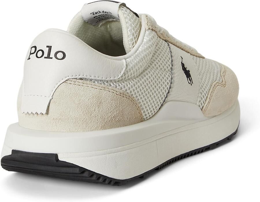 Polo Ralph Lauren Sneakers laag lichtbeige zwart offwhite - Foto 3