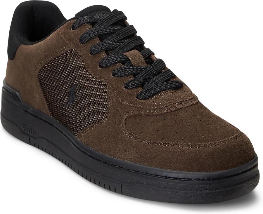Polo Ralph Lauren Sneakers laag 'MASTERS CRT' chocoladebruin