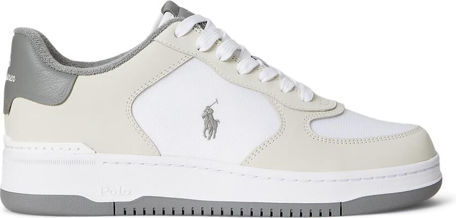 Polo Ralph Lauren Sneakers laag 'MASTERS CRT' donkergrijs wit offwhite