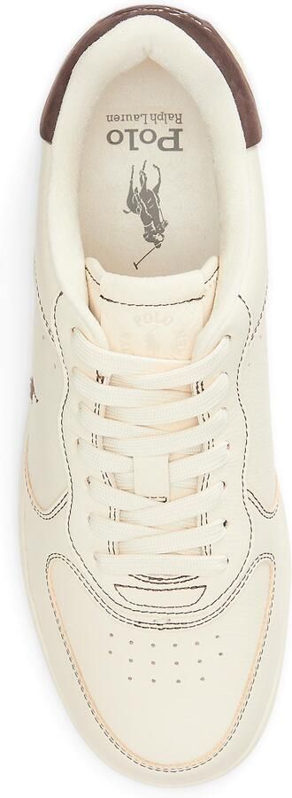 POLO RALPH LAUREN Ralph Lauren Lage Sneakers Mastercourt Leer Creme - Foto 4