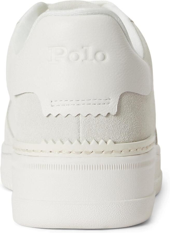 POLO RALPH LAUREN Ralph Lauren Lage Sneakers Heren Masters Crt Leer Wit - Foto 3