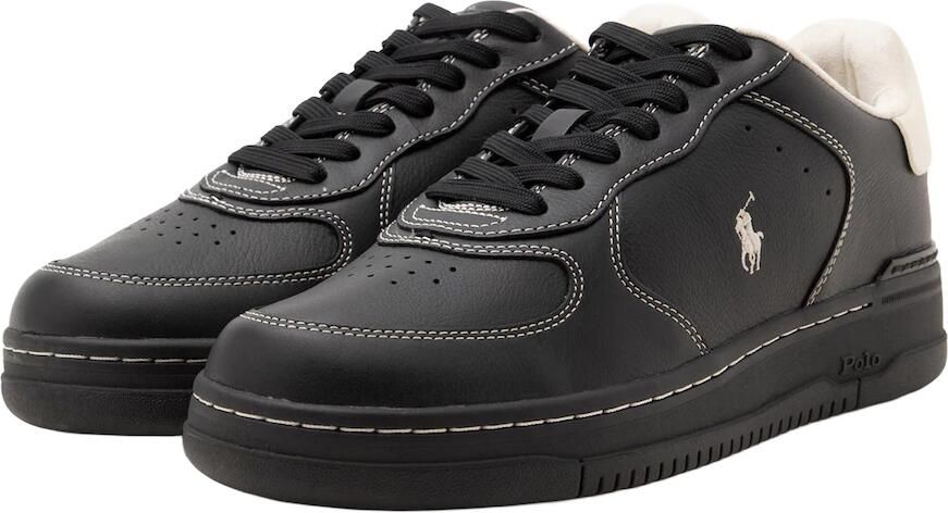 Polo Ralph Lauren Sneakers laag 'MASTERS CRT' zwart natuurwit - Foto 6