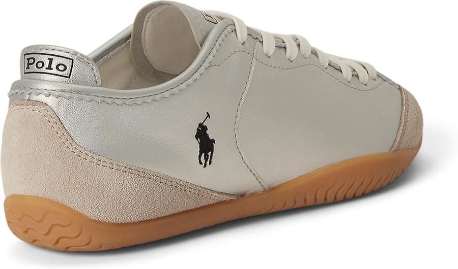 Polo Ralph Lauren Sneakers laag taupe zilver - Foto 4