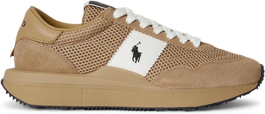 Polo Ralph Lauren Sneakers van echt rundleer met gestikt logo