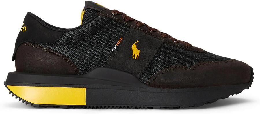 Polo Ralph Lauren Sneakers laag 'TRAIN 89' chocoladebruin zwart