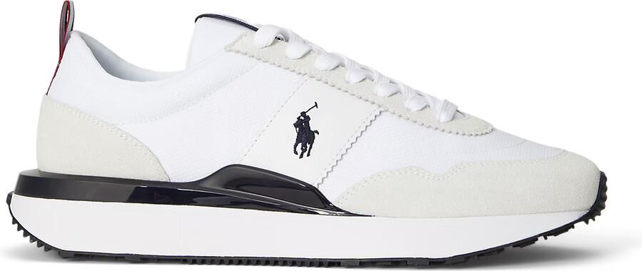 Polo Ralph Lauren Sneakers van gecoate leer-mix model 'TRAIN 89' - Foto 3